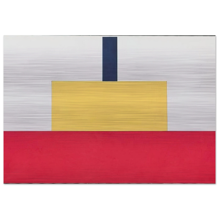 Castle CCCXXXIII 15.7.01 - 2001 - Bob Law Brushed Aluminum Print - 70x100 cm / 28x40 inches | Bob Law Aluminum Print | Bob Law Prints
