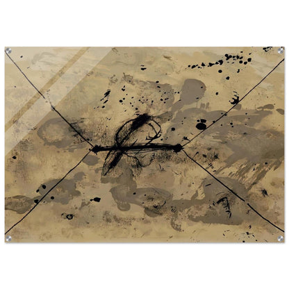 L ENVELOPPE 1968 - Antoni Tapies Acrylic Print - 70x100 cm / 28x40″ inches | Antoni Tapies Wall Art | Antoni Tapies Prints