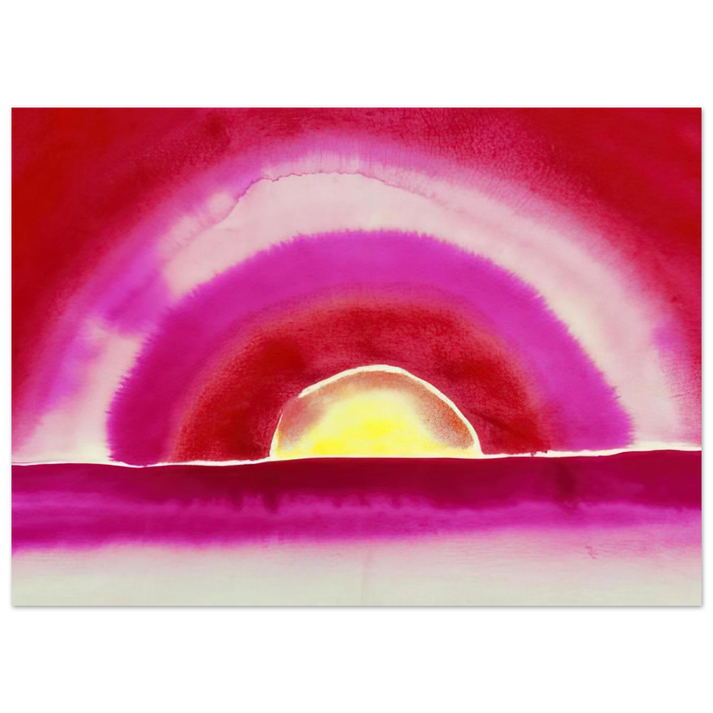 Georgia O'Keeffe - Sunrise Fine Art Poster