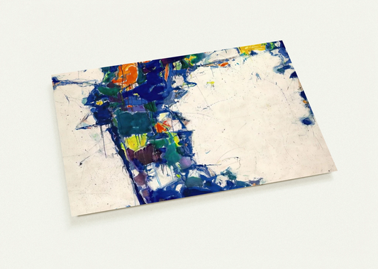Middle Blue By Sam Francis Pack of 10 Post Cards | Sam Francis Post Cards | A6 (10.5 x 14.8 cm) - 4.1 x 5.8 inches