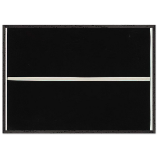 Horizontal Band - Ellsworth Kelly Framed Art Print – Black Wooden Frame - Default Title - -Framed Art Print