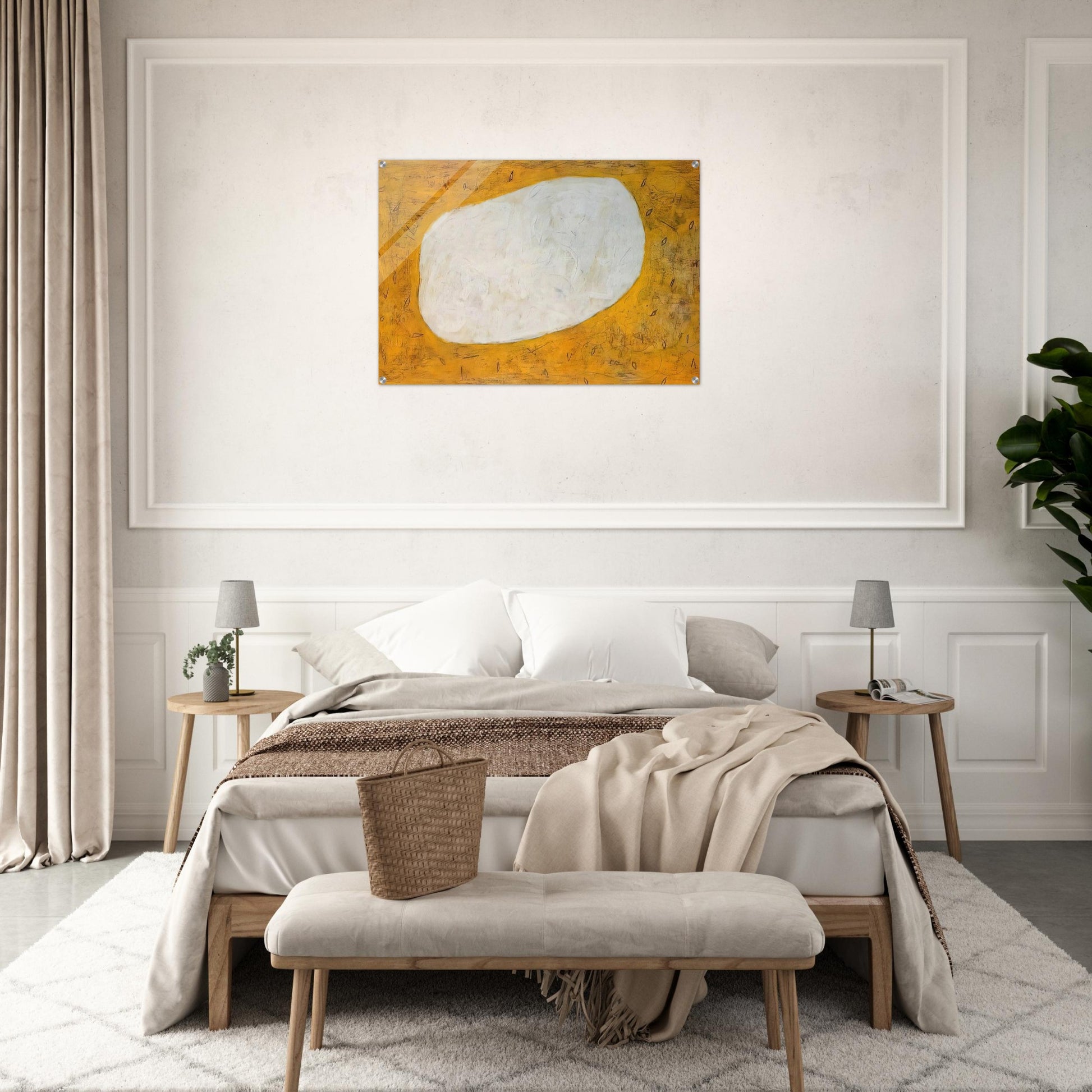 Homage to Dubuffet I - 1952 - Gene Davis Acrylic Print - 70x100 cm / 28x40″ inches | Gene Davis Wall Art | Gene Davis Prints