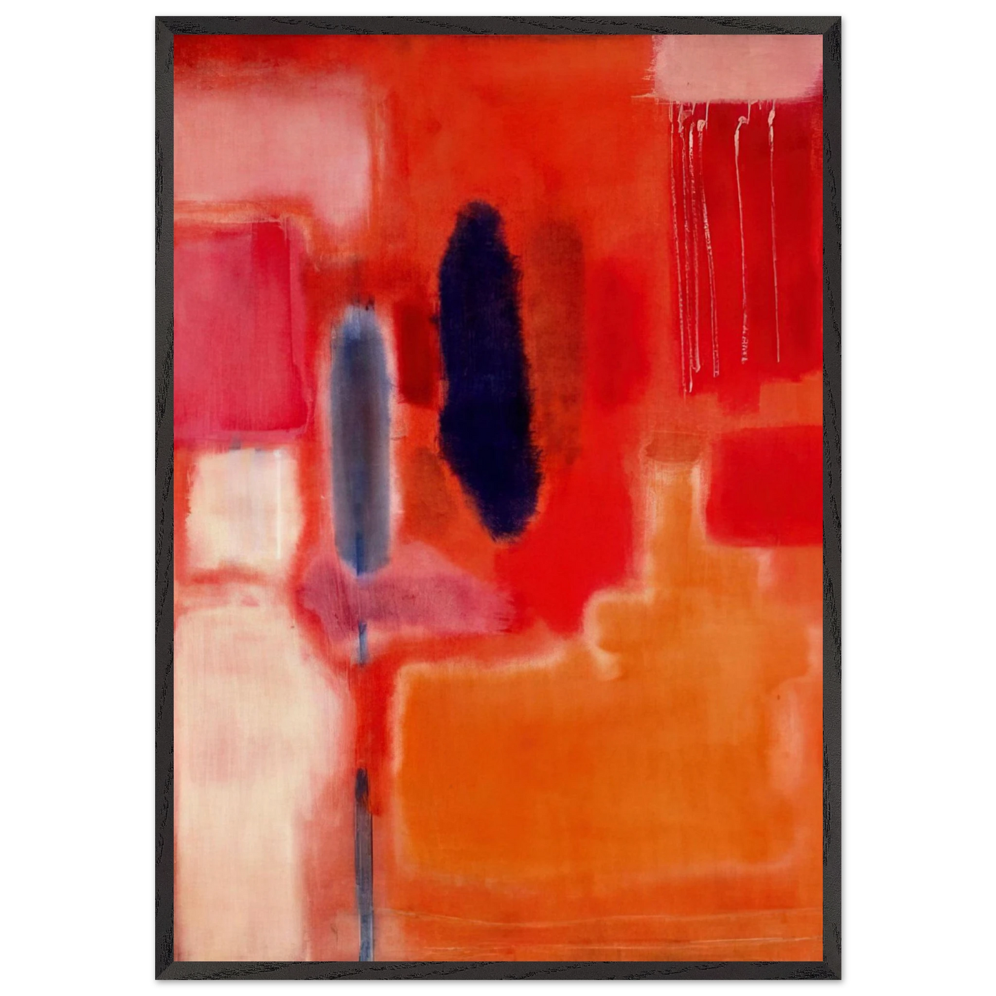 No 9 - 1948 - Mark Rothko Framed Art Print – Black Wooden Frame - Default Title - -Framed Art Print