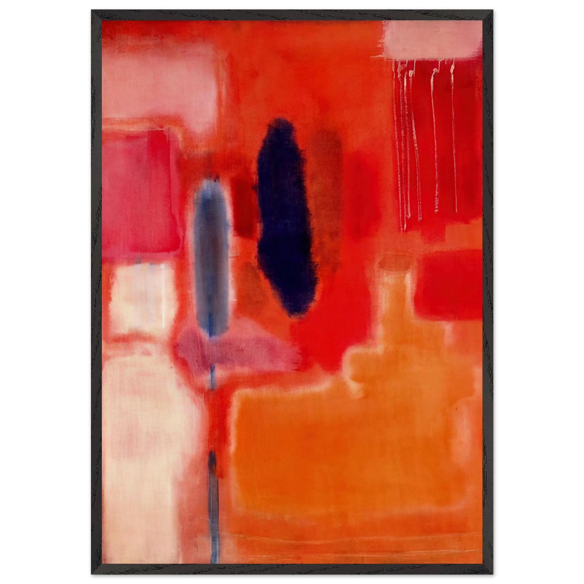 No 9 - 1948 - Mark Rothko Framed Art Print – Black Wooden Frame - Default Title - -Framed Art Print