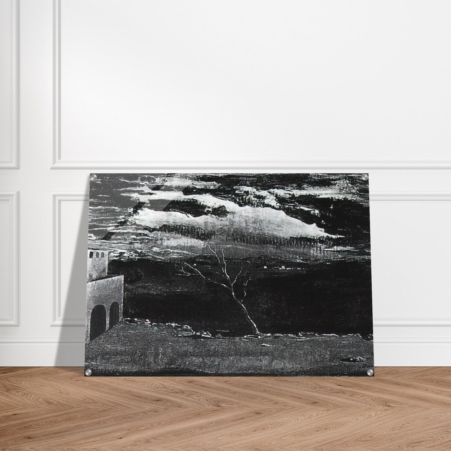 LANDSCAPE NEAR AMPURDAN - Salvador Dali Acrylic Print - 70x100 cm / 28x40″ inches | Salvador Dali Wall Art | Salvador Dali Prints