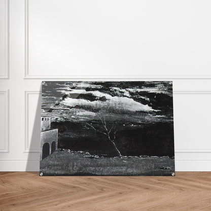 LANDSCAPE NEAR AMPURDAN - Salvador Dali Acrylic Print - 70x100 cm / 28x40″ inches | Salvador Dali Wall Art | Salvador Dali Prints