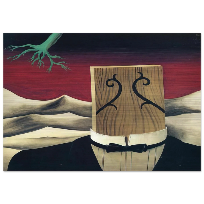 THE CONQUEROR 1926 - Rene Magritte Brushed Aluminum Print - 70x100 cm / 28x40 inches | Rene Magritte Aluminum Print | Rene Magritte Prints