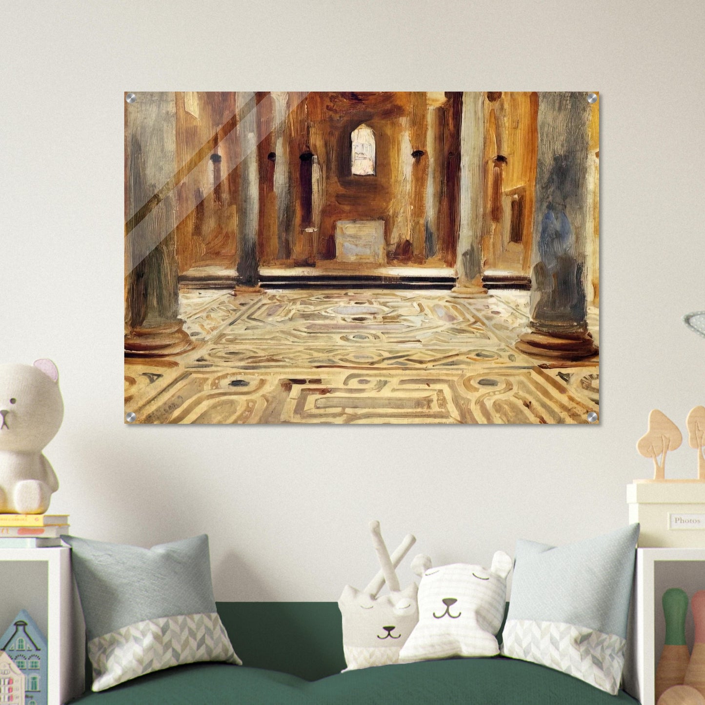 A Mosque, Cairo - John Singer Sargent Acrylic Print - 70x100 cm / 28x40″ inches