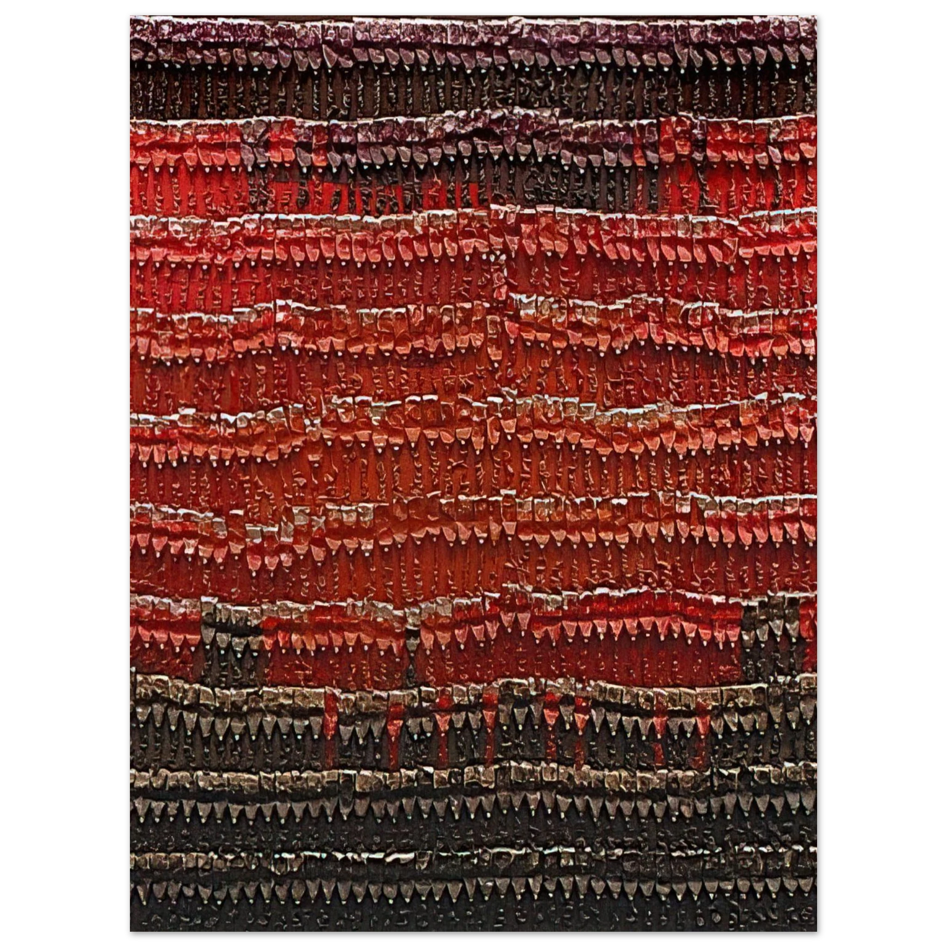 Arman - Chief's Blanket - 1989 Fine Art Poster - Default Title