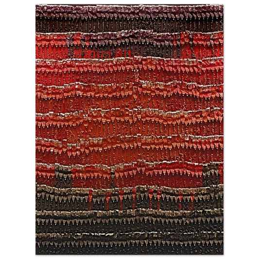 Arman - Chief's Blanket - 1989 Fine Art Poster - Default Title