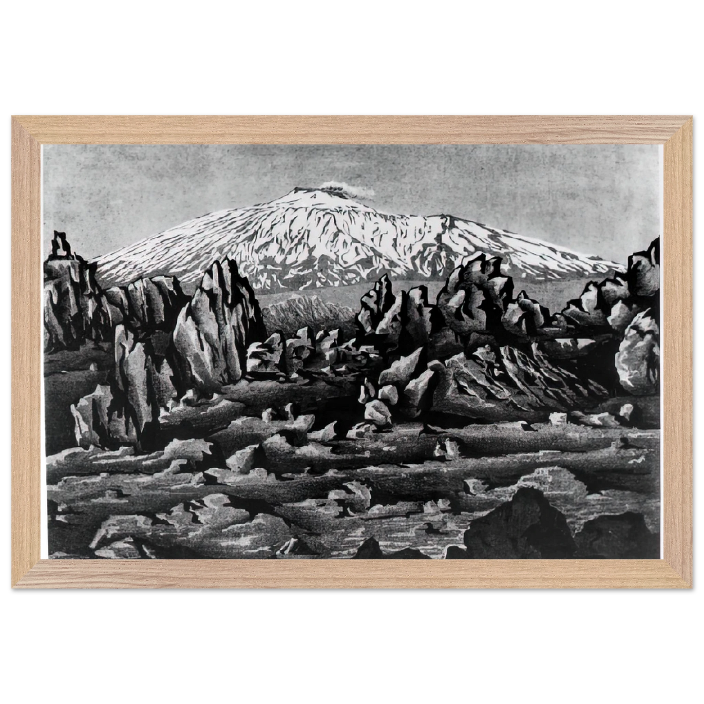 MC Escher - ESCHER (15) Wall Art - 30x40 cm / 12x16 inches - Premium Wooden Framed Poster With Fine Art Paper - White frame