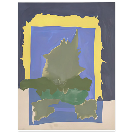 Helen Frankenthaler - Interior Landscape, 1964- Wall Art - 21x29.7 cm / 8x12" - Fine Art Poster - -