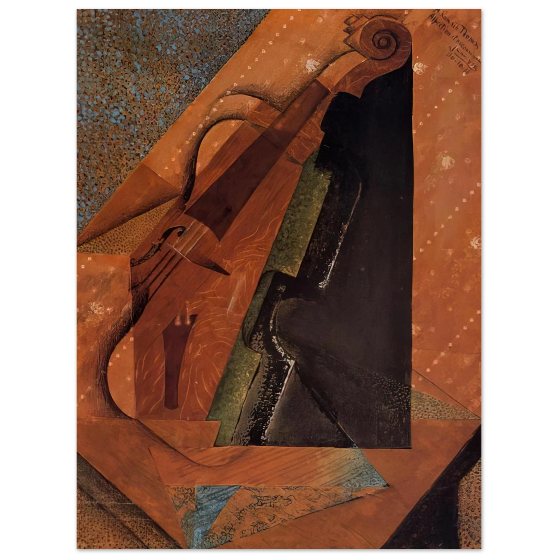 Juan Gris - THE VIOLIN 1914 Fine Art Poster - Default Title
