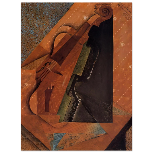 Juan Gris - THE VIOLIN 1914 Fine Art Poster - Default Title