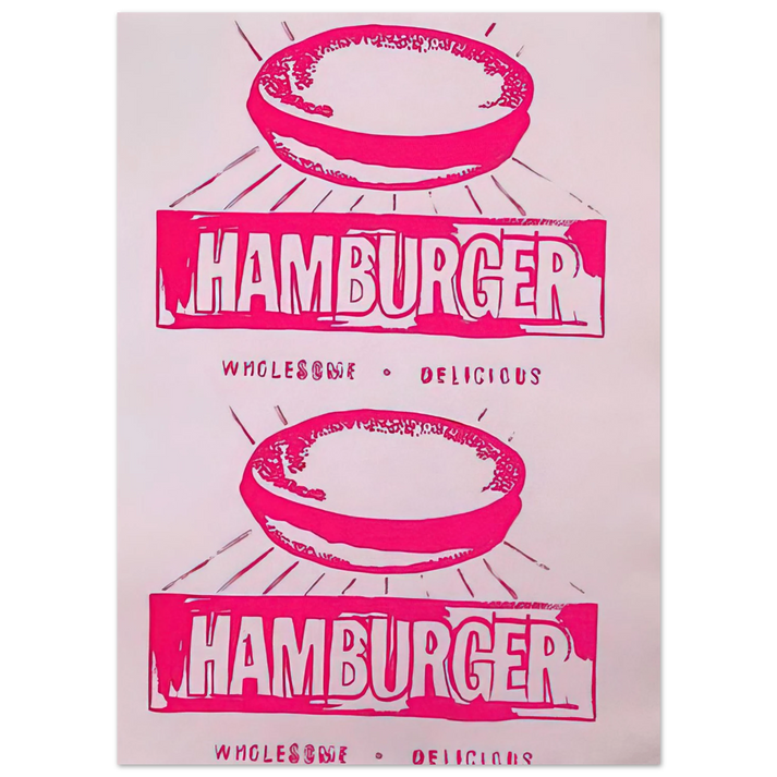 Andy Warhol - Double Hamburger Fine Art Poster
