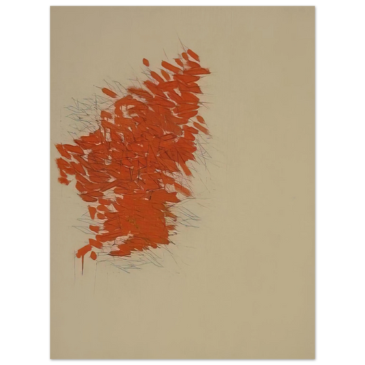 Robert Goodnough - Orange - 1973 Fine Art Poster - Default Title