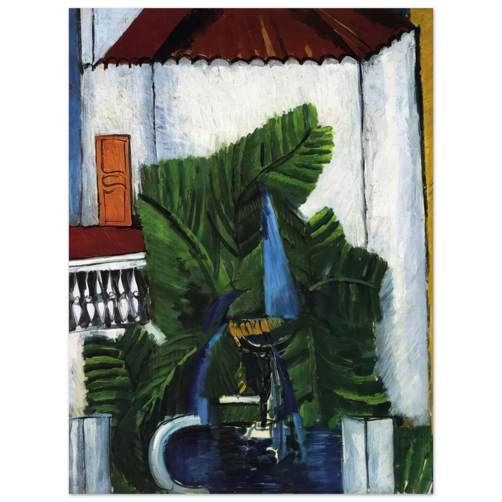 Raoul Dufy - FOUNTAIN IN AVIGNON 1913  75x100 cm / 30x40inches Fine Art Poster