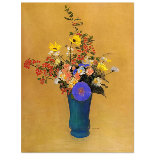 Odilon Redon - BOUQUET OF WILD FLOWERS Fine Art Poster - Default Title