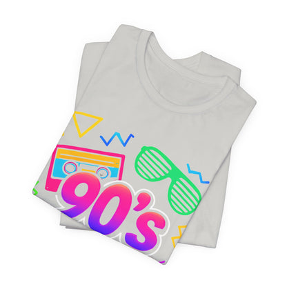 Musica old school anni '90 - vibrazioni arcade Classico anni '90 Vintage. Anni '90 Retro Mi piacciono gli anni Novanta Maglietta