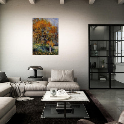 The Pear Tree - Pierre-Auguste Renoir Brushed Aluminum Print - 70x100 cm / 28x40 inches | Pierre-Auguste Renoir Aluminum Print | Pierre-Auguste Renoir Prints
