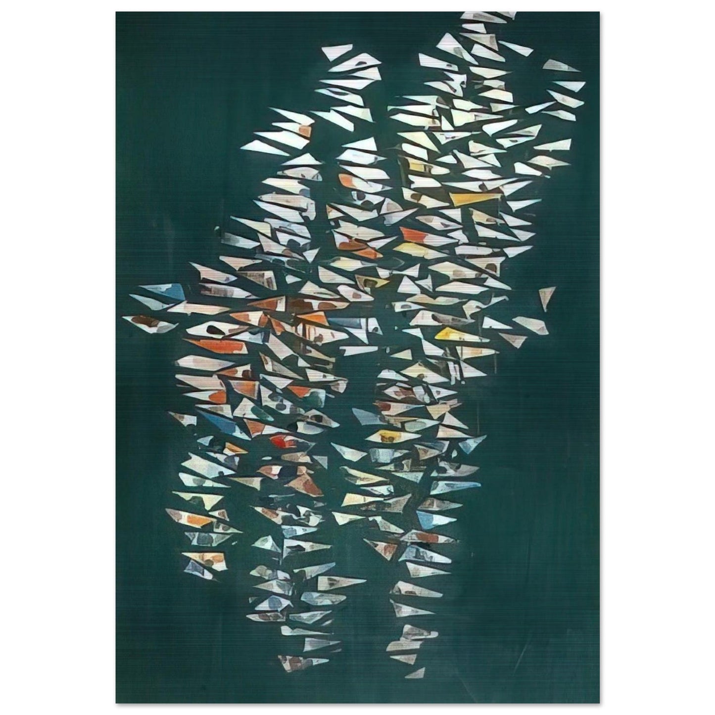 NZT - 1999 - Robert Goodnough Brushed Aluminum Print - 70x100 cm / 28x40 inches | Robert Goodnough Aluminum Print | Robert Goodnough Prints