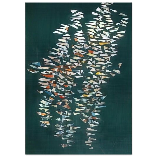 NZT - 1999 - Robert Goodnough Brushed Aluminum Print - 70x100 cm / 28x40 inches | Robert Goodnough Aluminum Print | Robert Goodnough Prints