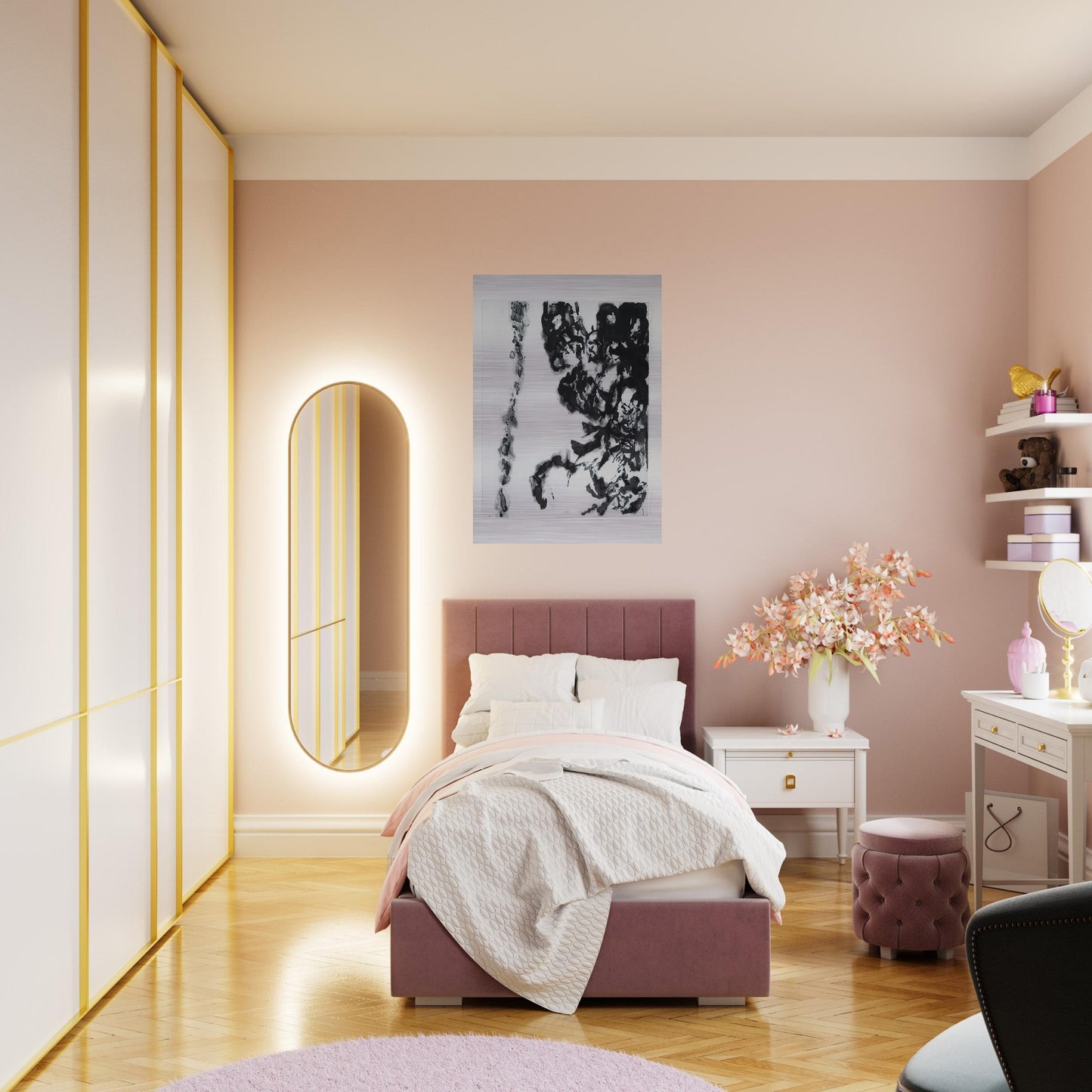 EULOGY ON THE EXTREMELY DELICATE THINGS 1993 - Zao Wou-Ki Brushed Aluminum Print - 70x100 cm / 28x40 inches | Zao Wou-Ki Aluminum Print | Zao Wou-Ki Prints