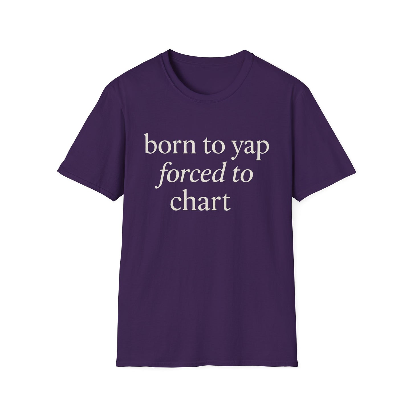 Born to Yap Forced to Chart Shirt, Funny Nurse Shirt for Healthcare Workers, Medical Humor Gift for RN LPN CNA, Dog Lover Nurse Tee