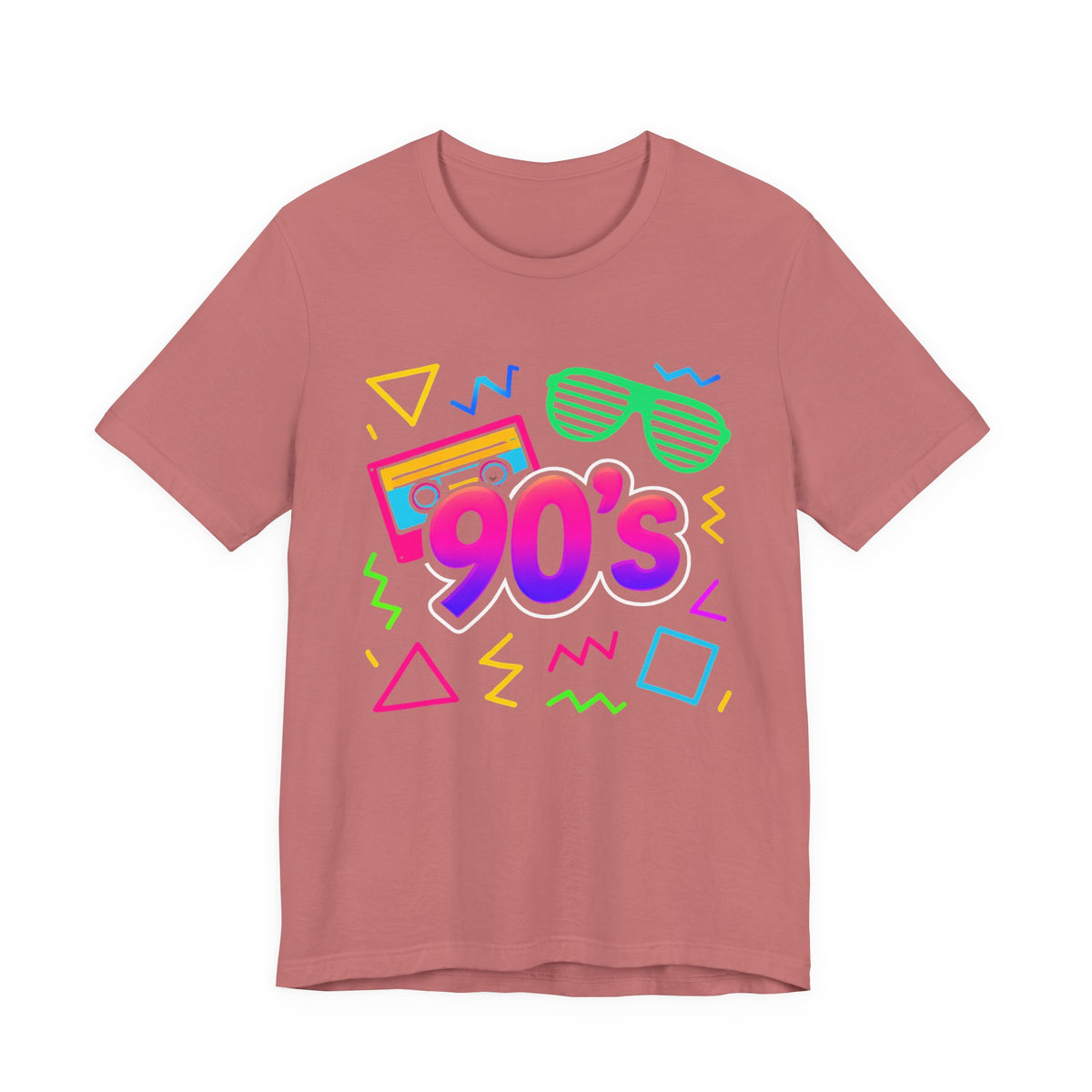 Musica old school anni '90 - vibrazioni arcade Classico anni '90 Vintage. Anni '90 Retro Mi piacciono gli anni Novanta Maglietta