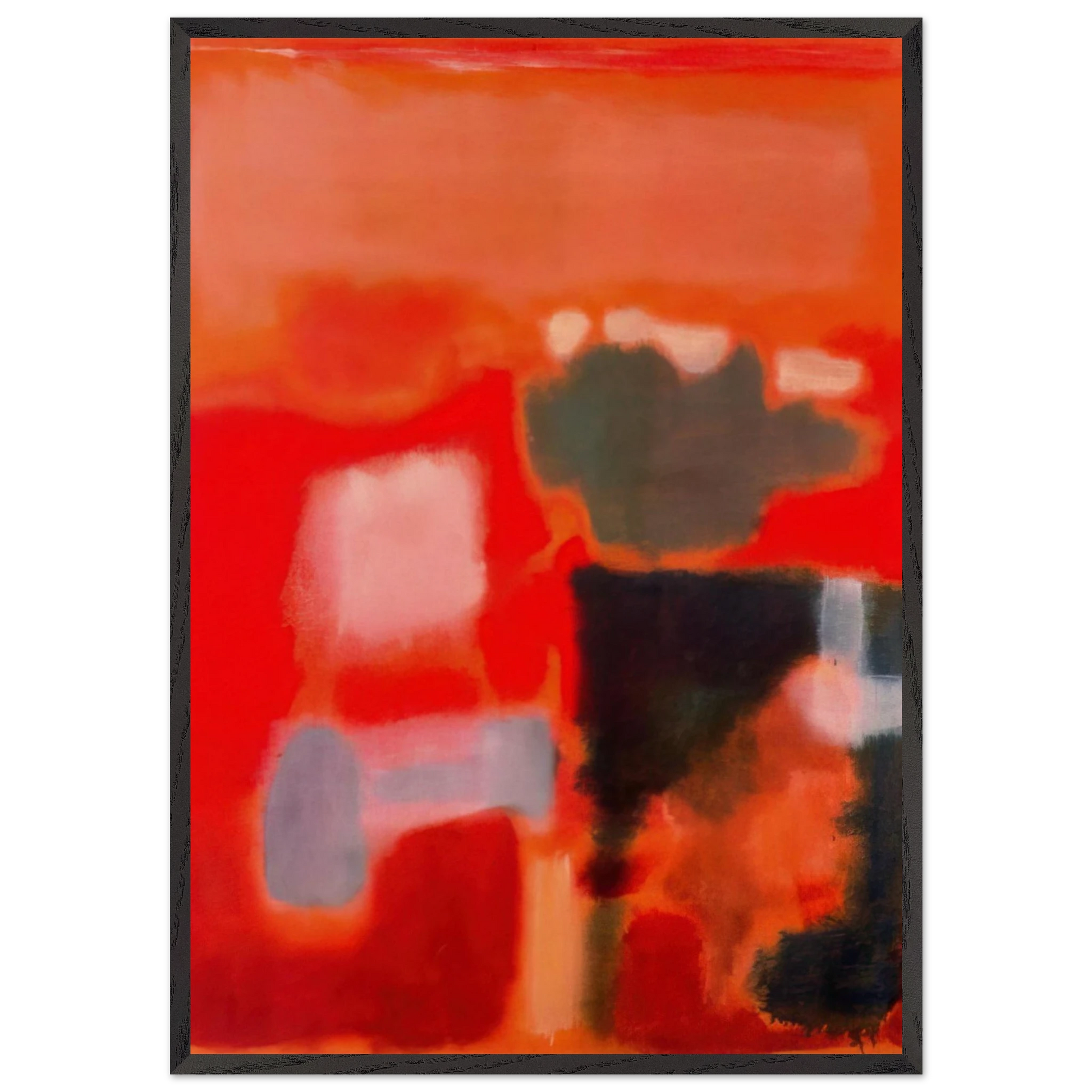 No1 - 1949 - Mark Rothko Framed Art Print – Black Wooden Frame - Default Title - -Framed Art Print