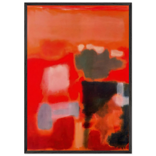 No1 - 1949 - Mark Rothko Framed Art Print – Black Wooden Frame - Default Title - -Framed Art Print