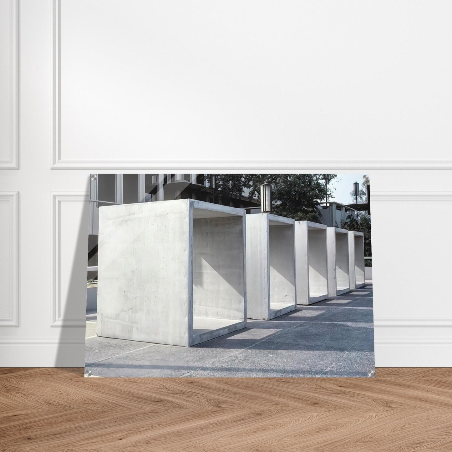 Untitled for Leo Castelli - 1977 - Donald Judd Acrylic Print - 70x100 cm / 28x40″ inches | Donald Judd Wall Art | Donald Judd Prints