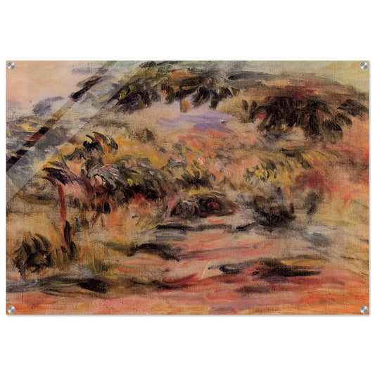 The Footpath - Pierre-Auguste Renoir Acrylic Print - 70x100 cm / 28x40″ inches