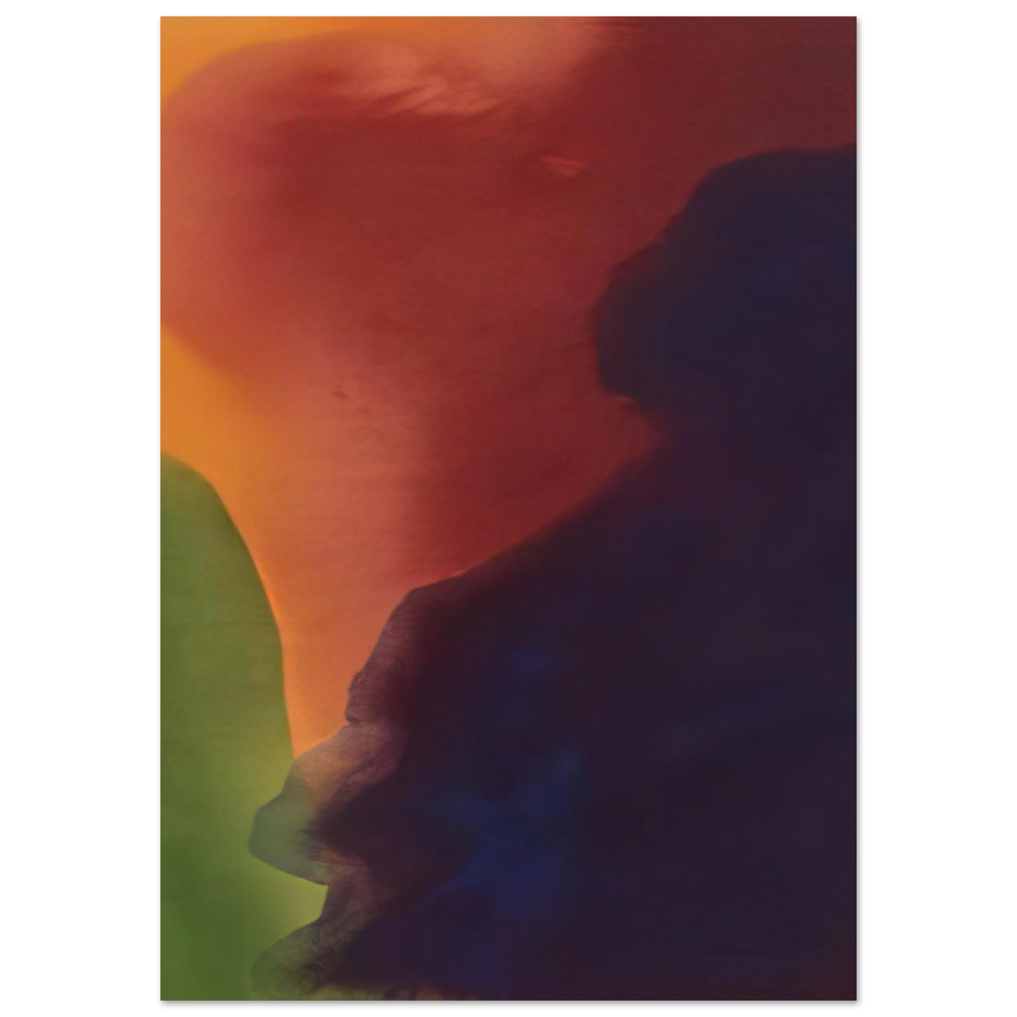 Helen Frankenthaler - Blue Atmosphere III - 1963 Wall art - 13x18 cm / 5x7 inches - Fine Art Poster - -