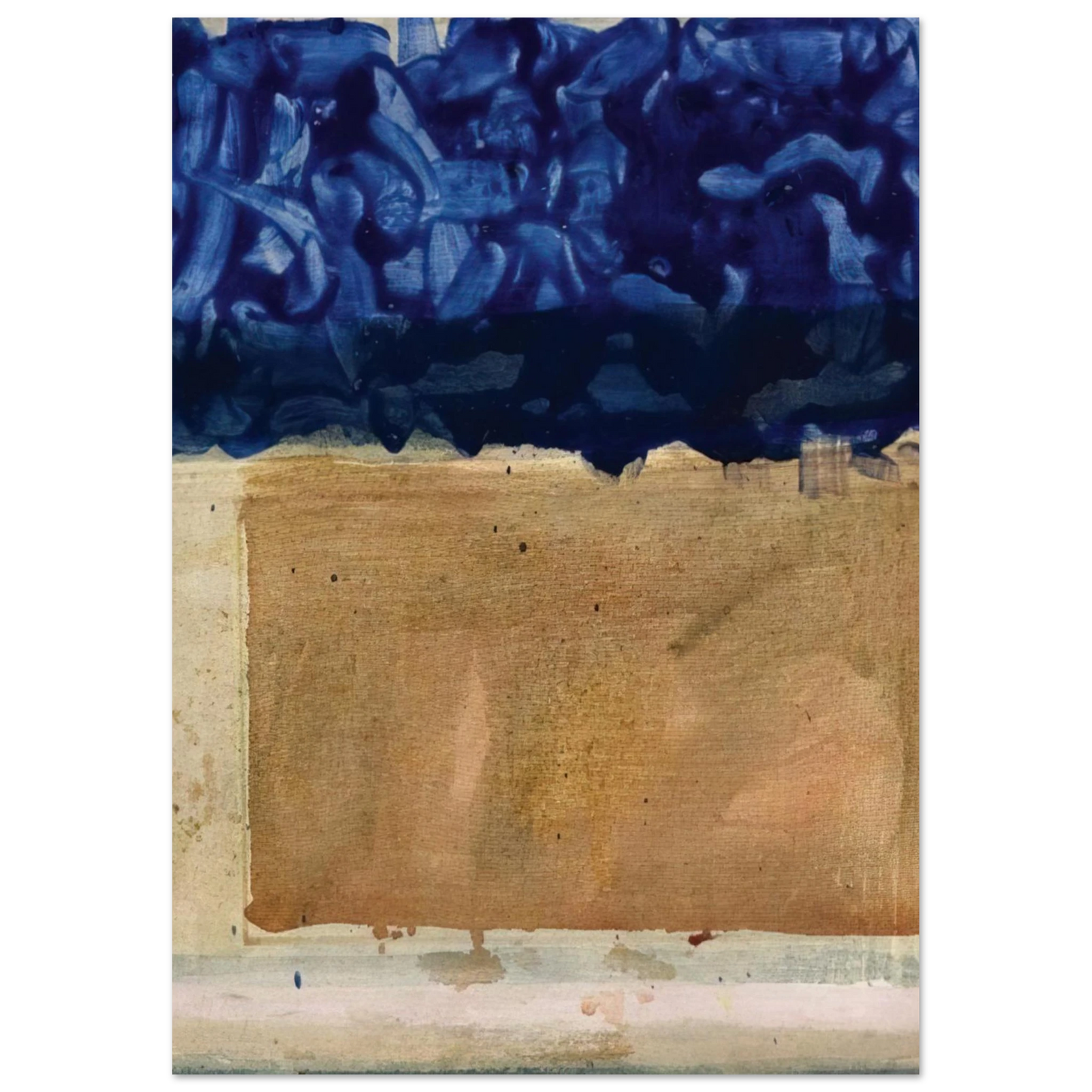 Helen Frankenthaler - Shoreline - 1952 Wall art - 27x35 cm / 11x14 inches - Fine Art Poster - -