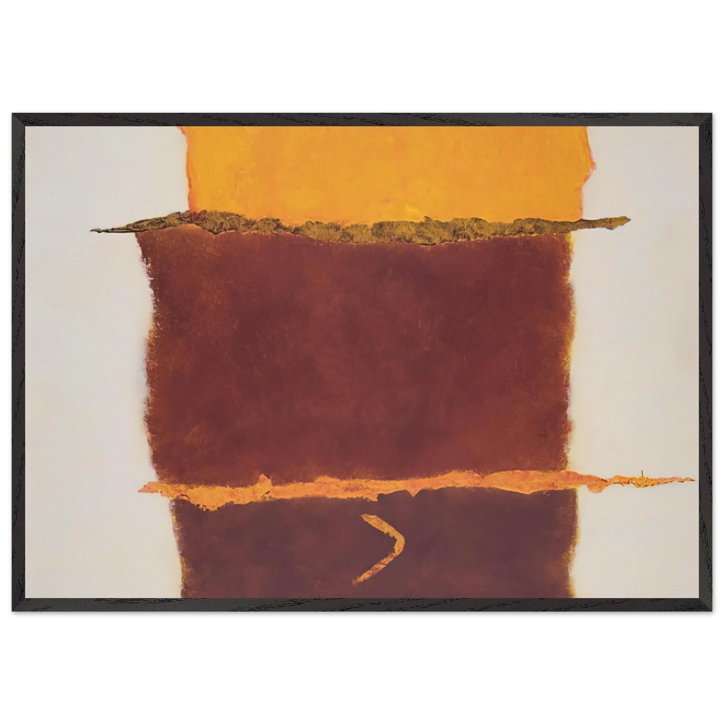 Infinity Field Lefkada Series 11 - 1978 - Theodoros Stamos Framed Art Print – Black Wooden Frame - Default Title - -Framed Art Print