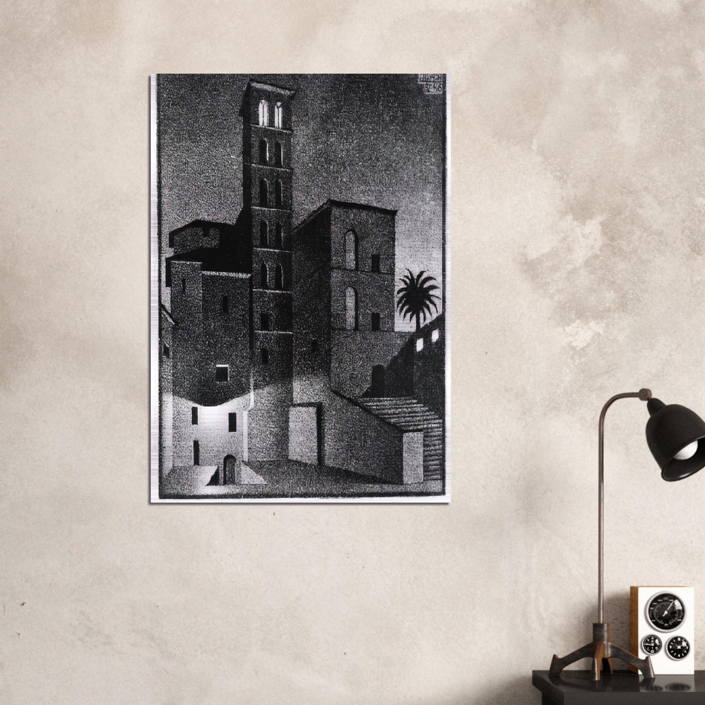 ESCHER (27) - MC Escher Brushed Aluminum Print - 70x100 cm / 28x40 inches | MC Escher Aluminum Print | MC Escher Prints