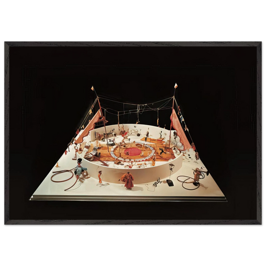 CALDER S CIRCUS 1931 - Alexander Calder Framed Art Print – Black Wooden Frame - Default Title - -Framed Art Print