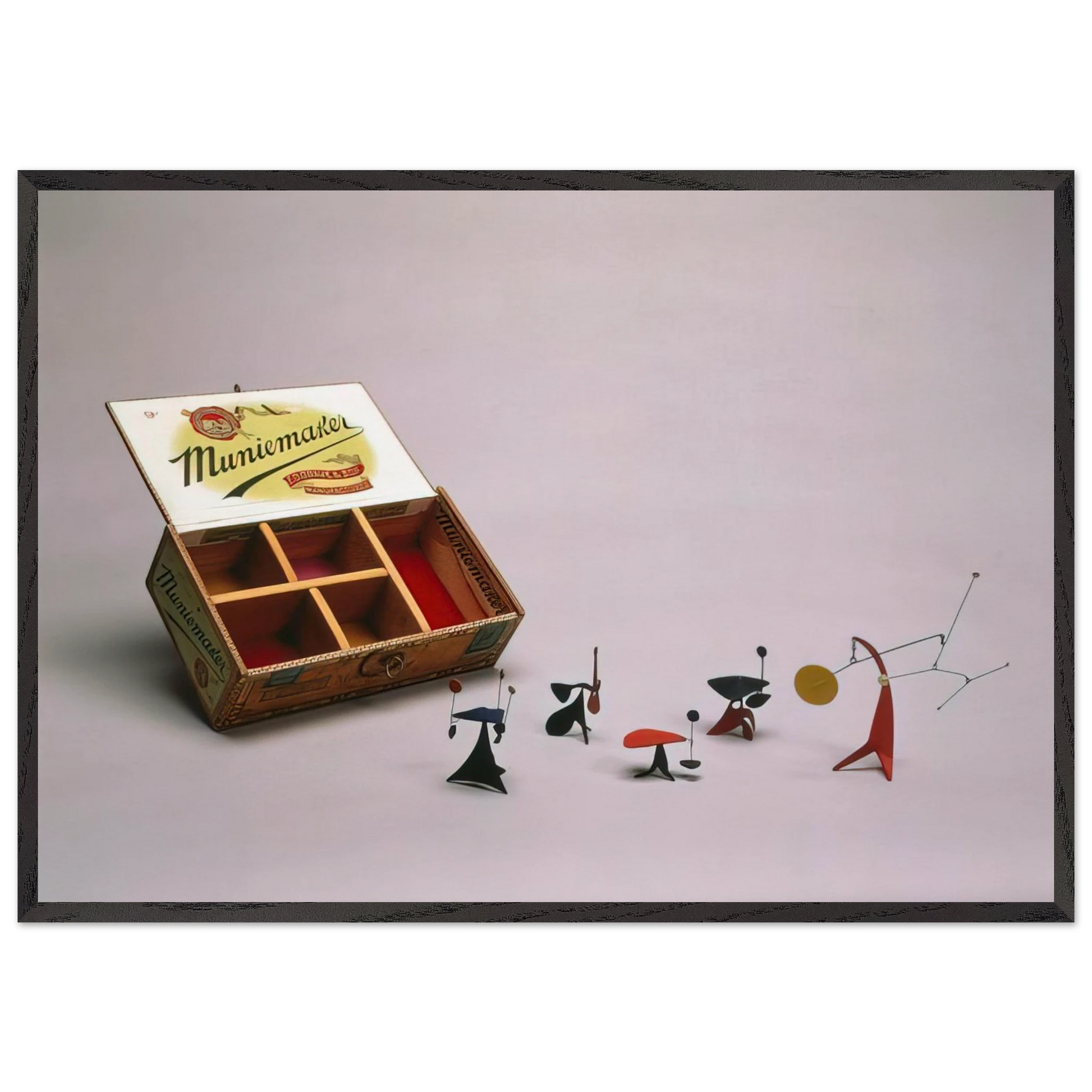 LOUISAS 43RD BIRTHDAY PRESENT 1948 - Alexander Calder Framed Art Print – Black Wooden Frame - Default Title - -Framed Art Print