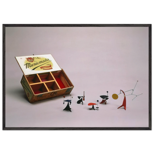 LOUISAS 43RD BIRTHDAY PRESENT 1948 - Alexander Calder Framed Art Print – Black Wooden Frame - Default Title - -Framed Art Print