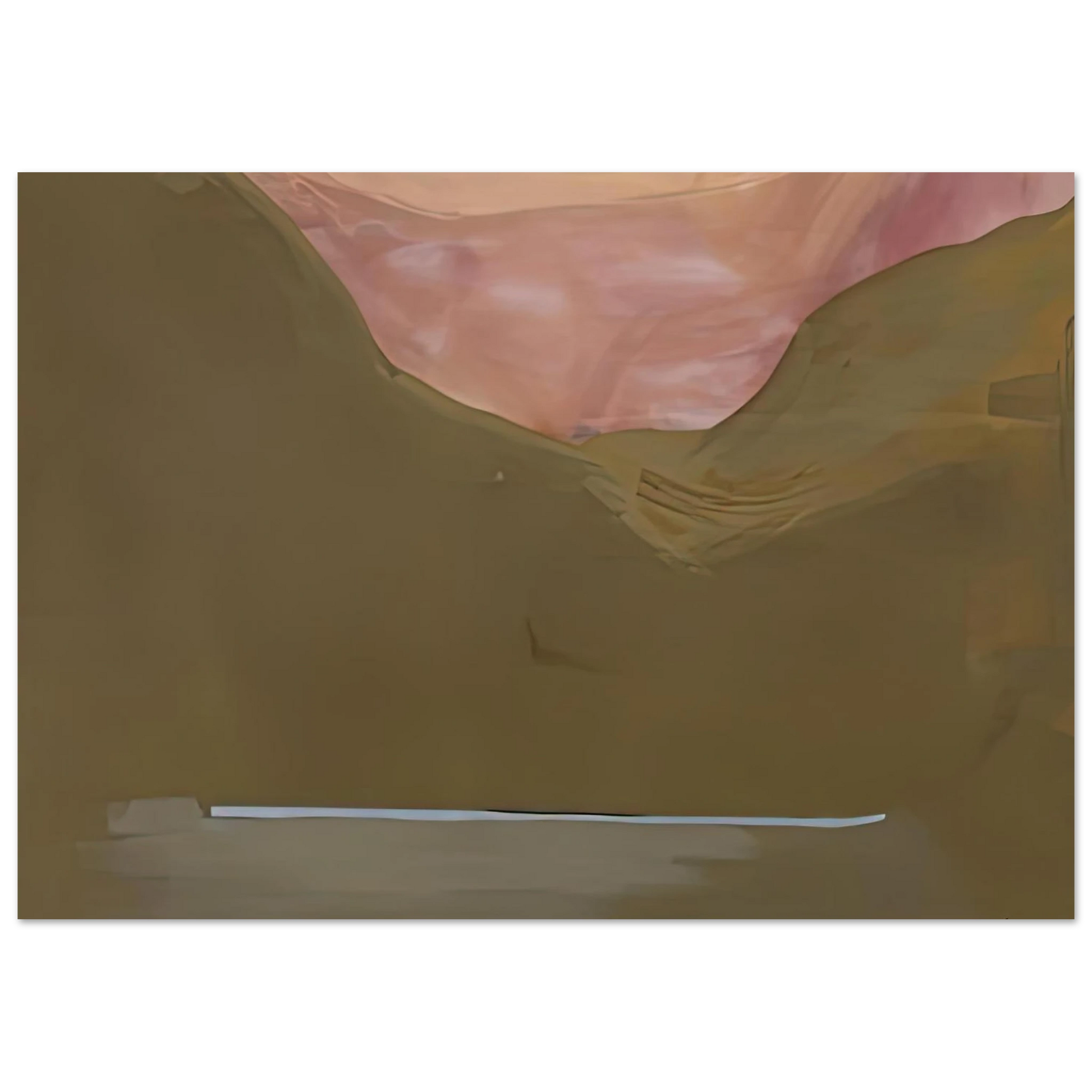 Helen Frankenthaler - Burnt Norton, 1972- Wall Art - 30x40 cm / 12x16 inches - Premium Wooden Framed Poster With Fine Art Paper - Wood frame