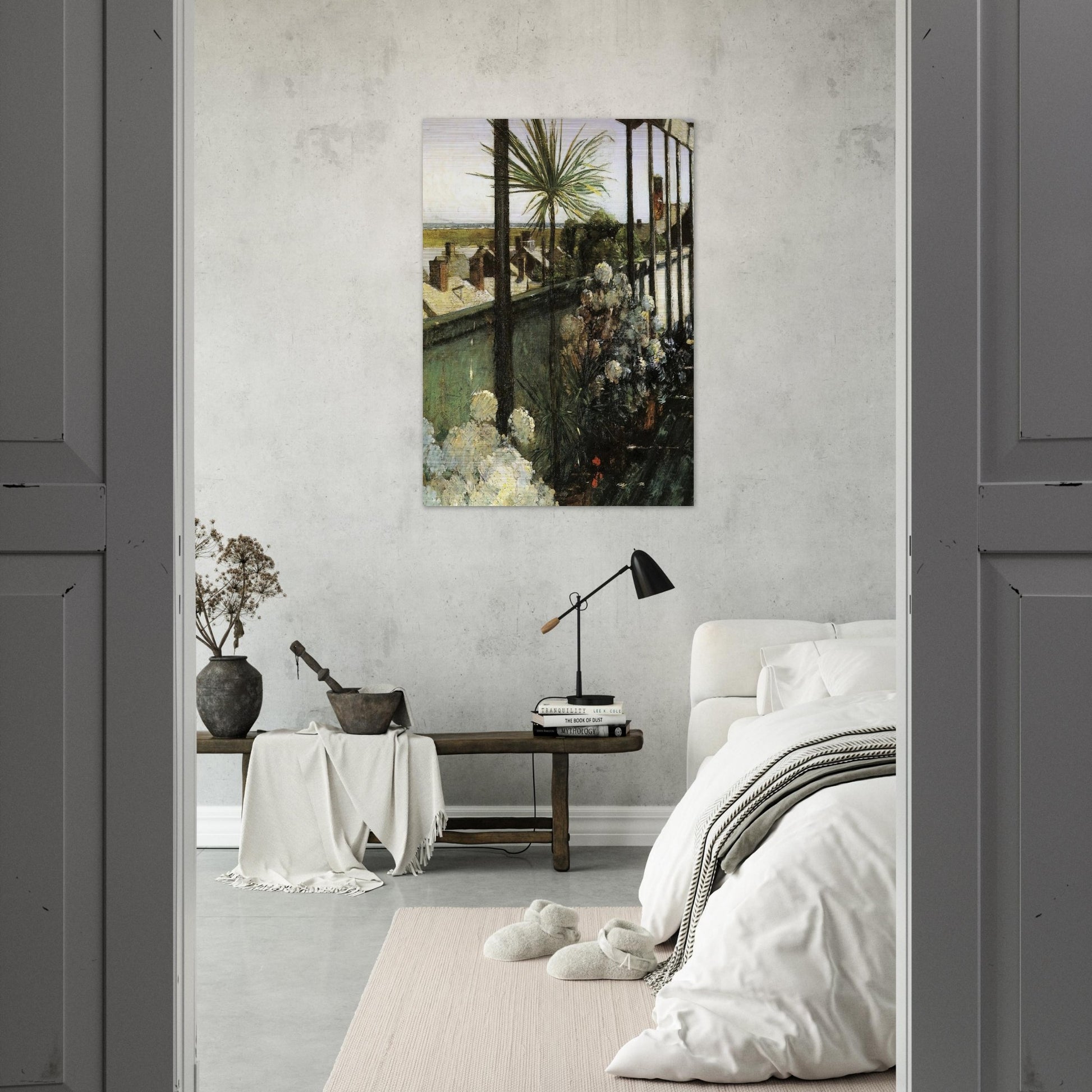 Afternoon in Nantucket - Childe Hassam Brushed Aluminum Print - 70x100 cm / 28x40 inches | Childe Hassam Aluminum Print | Childe Hassam Prints