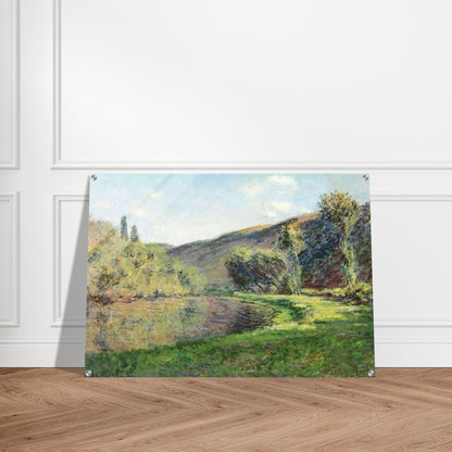 The Arm of the Siene at Jeufosse, Afternoon - claude monet Acrylic Print - 70x100 cm / 28x40″ inches