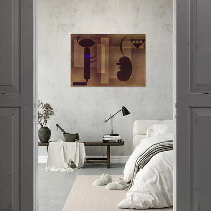 GLOOMY SITUATION 1933 - Wassily Kandinsky Brushed Aluminum Print - 70x100 cm / 28x40 inches | Wassily Kandinsky Aluminum Print | Wassily Kandinsky Prints