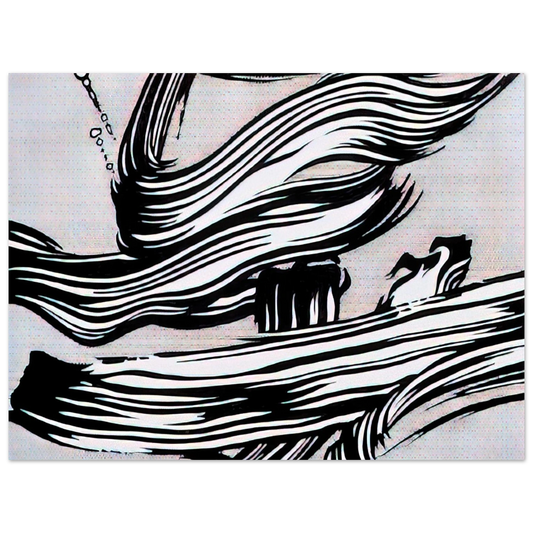Roy Lichtenstein - BRUSHSTROKES 1968 Fine Art Poster - Default Title