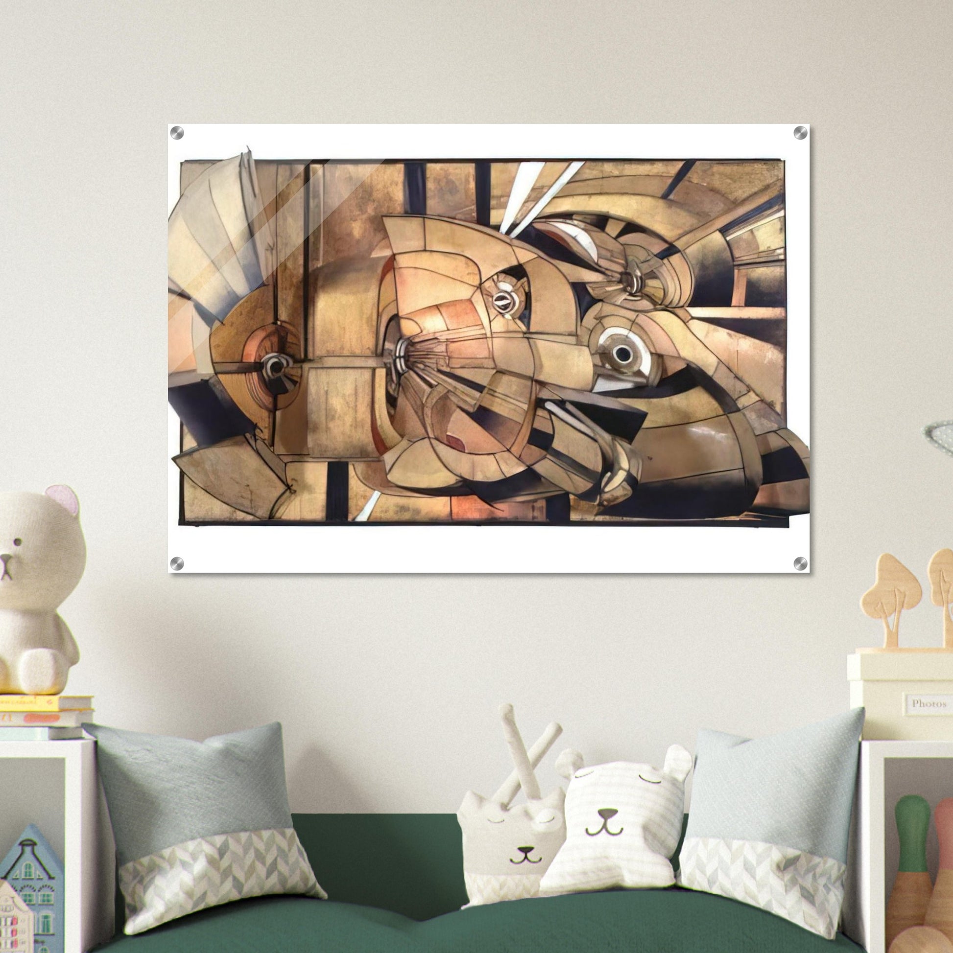 UNTITLED 1966 - Lee Bontecou Acrylic Print - 70x100 cm / 28x40″ inches | Lee Bontecou Wall Art | Lee Bontecou Prints