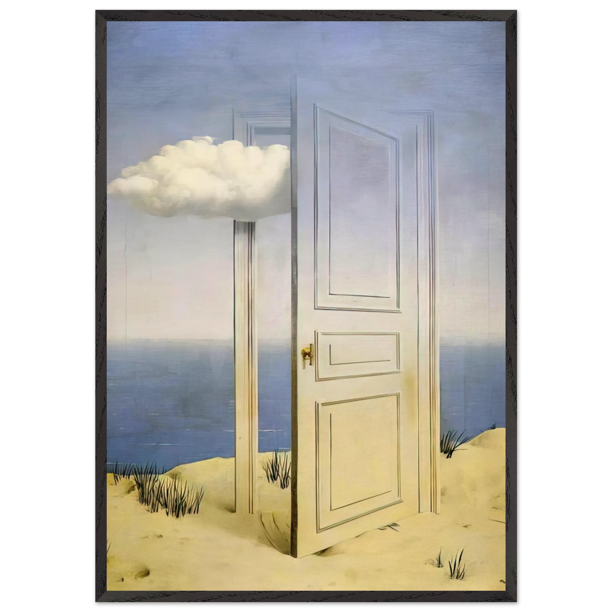 THE VICTORY 1939 - Rene Magritte Framed Art Print – Black Wooden Frame - Default Title - -Framed Art Print