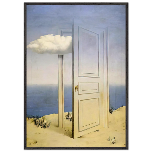 THE VICTORY 1939 - Rene Magritte 70x100 cm / 28x40 inches Framed Art Print – Black Wooden Frame