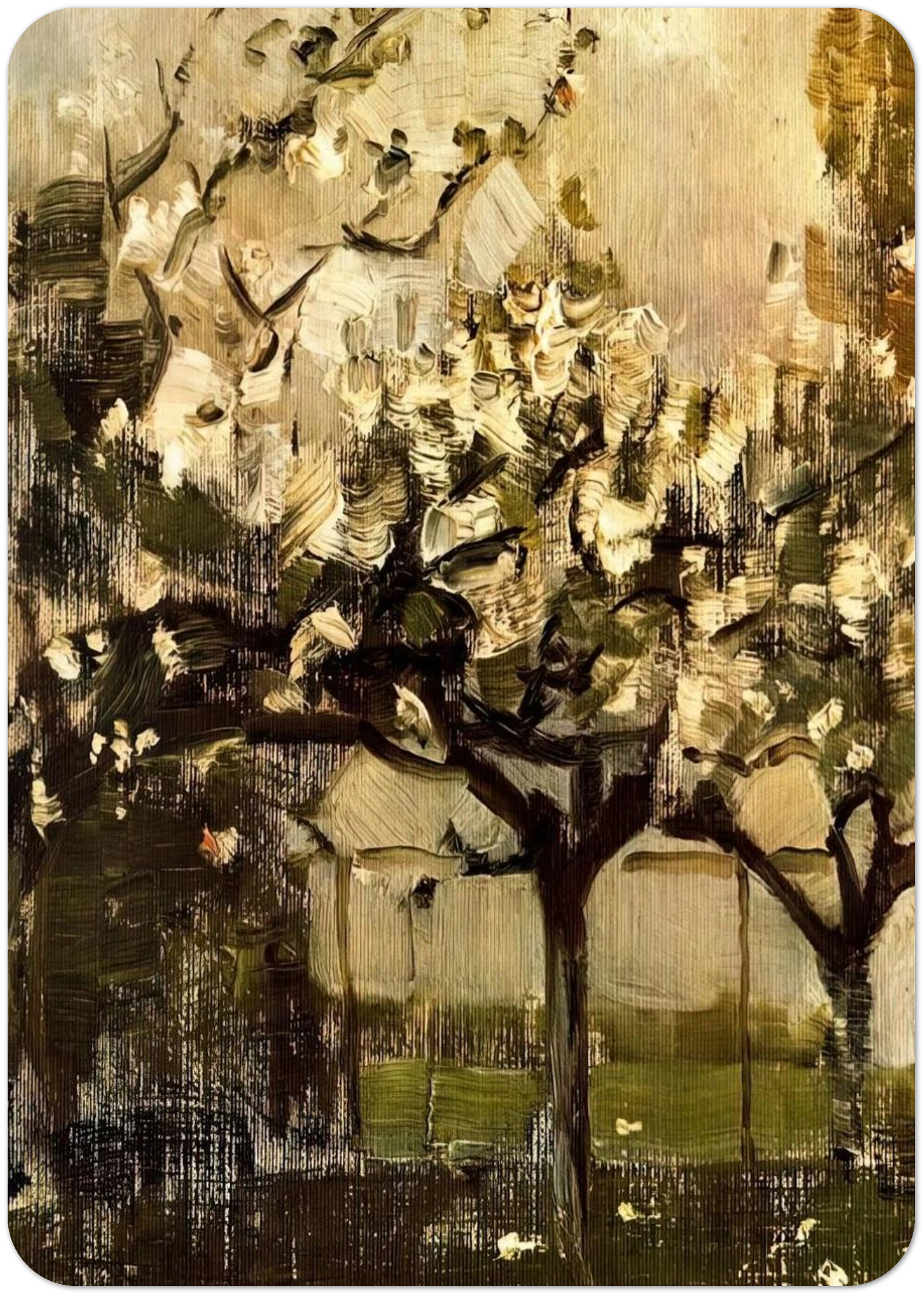 Alberi By Piet Mondrian Pack of 10 Post Cards | Piet Mondrian Post Cards | A6 (10.5 x 14.8 cm) - 4.1 x 5.8 inches