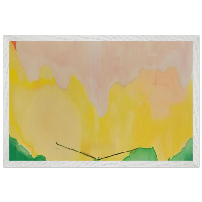 Helen Frankenthaler - Boulevard - 1973 Wall art - 21x29.7 cm / 8x12" - Premium Wooden Framed Poster With Fine Art Paper - Wood frame